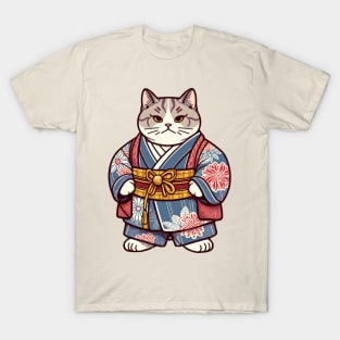 Japanese sumo cat T-Shirt